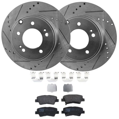 KIT-072924-3139 TRW Juego de 2 Ruedas Traseras Disco de Freno y Pastillas Traseras para Hyundai Azera Foto 1 de 4