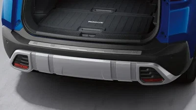 Protetor de para-choque traseiro Nissan Rogue novo de fábrica 21 22 23 - cromado acetinado T99B1-6rr1B - Imagem 1 de 2