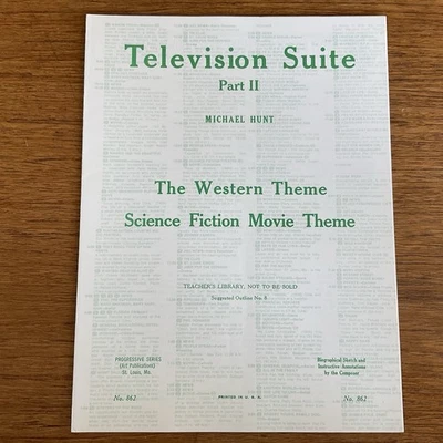 Television Suite part II~Hunt~Progressive 800 Series~862~Art Publication Society - Image 1 of 4