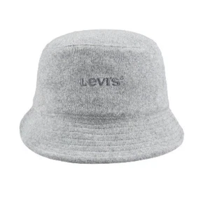 LeviS Men S Gray Bucket Hat Tonal Terry ClothBrim Small / Medium - Picture 1 of 3
