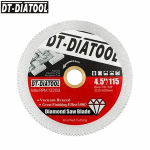 Discos de rueda de corte de hojas de sierra de diamante de 4,5" para baldosas cerámicas mármol 1/2/5 piezas - Imagen 1 de 11