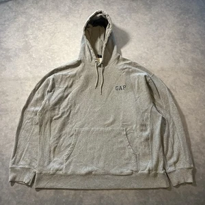 Vintage Gap Hoodie Mens Extra Large Gray Heavyweight Y2k Made In Russia 2002 - Picture 1 of 9