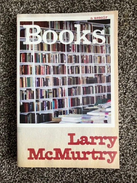 Books: A Memoir by Larry McMurtry (2009, Trade Paperback) Foto 1 de 1