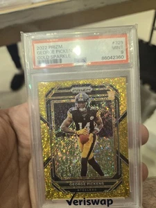 2022 Prizm George Pickens #248 Gold Sparkle Prizm /24 RC FOTL DALLAS PSA 9 MINT - Picture 1 of 3