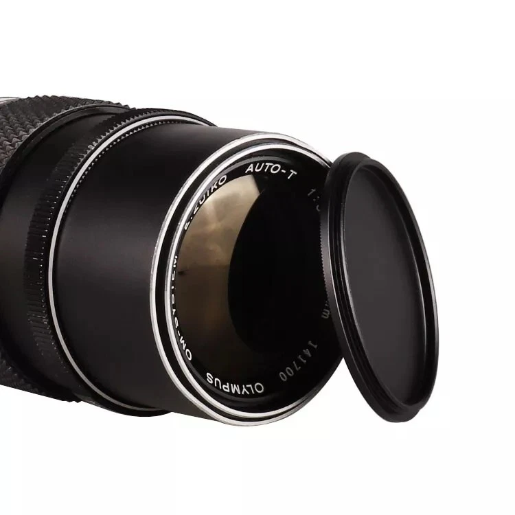 43mm/46mm/49mm/52mm/55mm/67mm Black Lens Top Stack Cap Bottom Stack Cap - Image 1 of 4