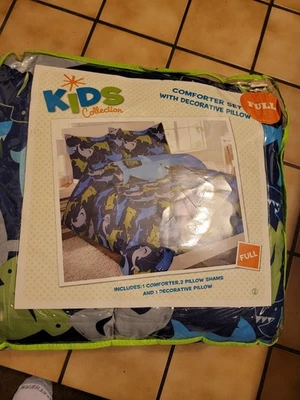 Juego completo reversible edredón dormitorio doble/completo niños adolescentes niños y niñas Foto 1 de 4