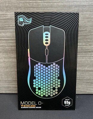 Glorious - Model O Minus Wireless Optical Honeycomb RGB Gaming Mouse - Matte - - Image 1 of 4