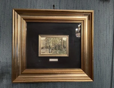 QUADRO su LASTRA ARGENTO 925% Cm. 47x43 di SAVERIO MELPIGNANO Vintage ‘80 ROMA - Immagine 1 di 4