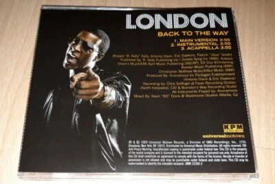 LONDON - Back To The Way - US PROMO CD Single R&B Rnb R. KELLY - RARE - Bild 1 von 3