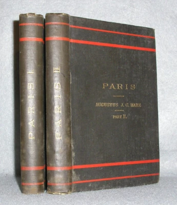 Antique Paris France Books Travel History Tourism Landmarks Illustrated 2v 1900 - Image 1 of 4
