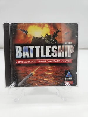 Hasbro Battleship Naval Warfare Game Windows 95 CD-Rom PC Game 2 Disc - Image 1 of 4