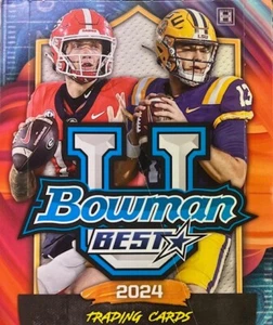 Tarjeta Bowman Best U University NFL Prospect 2024 #s 1-100 ELIGE A TU JUGADOR - Imagen 1 de 89