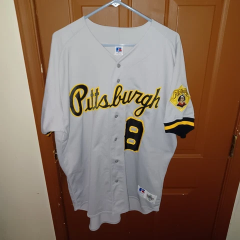 Vintage Russell Athletic Pittsburgh Pirates Jersey Carl Barger Size 48 Cover