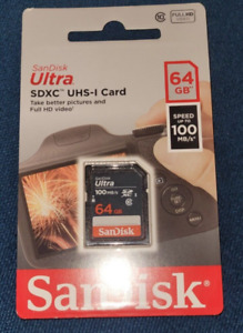 Sandisk Micro SD Card Ultra Memory 64GB BNIB
