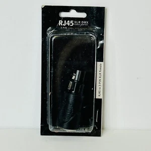 Accu-Cable RJ45 Ethernet to 3-Pin XLR/DMX Female Adapter NEW - Picture 1 of 9