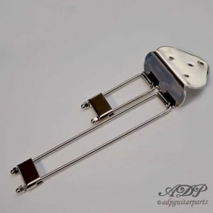 Cordier Frequensator Split Tailpiece Archtop Hollowbody Vintage 40 Nickel - Foto 1 di 1