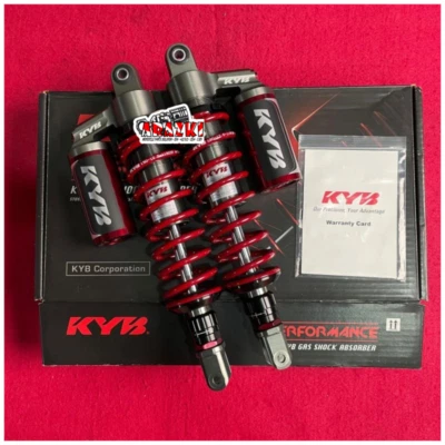 AMORTIGUADOR GAS TRASERO YAMAHA XMAX 250 XMAX 300 KYB ELITE TAMAÑO 350MM ROJO Foto 1 de 2