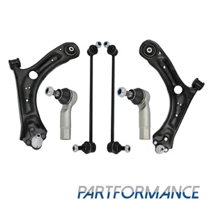 6x Front Lower Control Arm Sway Bar Tie Rod Kit For 2012-2017 VW Passat Beetle - Picture 1 of 12