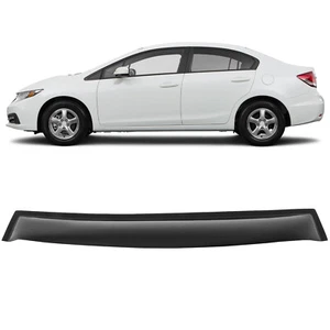 ✅For 12-15 Honda Civic Sedan Rear Window Roof Vent Visor Spoiler Wing Acrylic - Picture 1 of 8