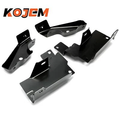 4PCS Front Steel Bumper Brackets Set For Chevrolet Silverado 1500-3500 1999-2007 - Image 1 of 4