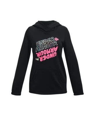 New Under Armour Big Girls Armour Fleece Branded Hoodie Choose Size MSRP $40 - Image 1 of 2