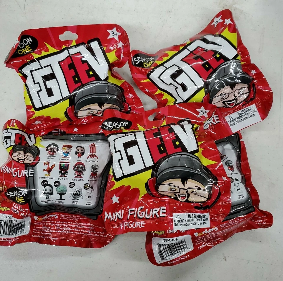 Fgteev Mini Figure Season 1. Turkey Robo Boy Bacon Lexi Order Is a