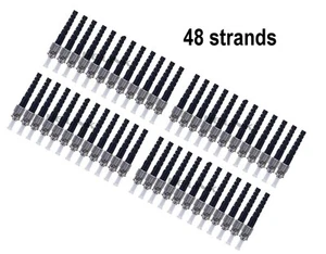 50M ST-ST Outdoor Armored Singlemode 48 Strands with Fiber Tactical Cable Reel - Picture 1 of 4