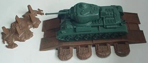 Marx Battleground D-Day #41 Green Tank Trap Terrain Pontoon Bridge 1960s Playset - Picture 1 of 24