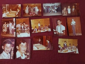 Real Photos Orthodox Jewish Judaica Family Bar Mitzvah Israel 1970s 1990 Era X14 - Picture 1 of 16