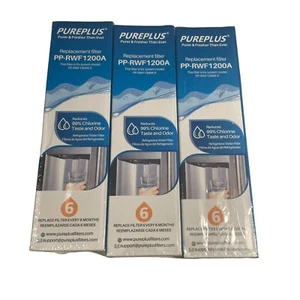 Fit For LG LT700P ADQ36006101 Kenmore Elite 46-9690 PUREPLUS Filter 3 Pack - Picture 1 of 8