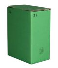 10 Stück 3 Liter Bag in Box Karton in grün (2,40€/1Stk)