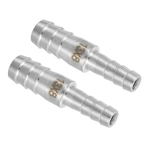 2 Stück 1/2 Zoll auf 5/16 Zoll Schlauch Widerhaken Reduzierstück Rohrverschraubung, 304 Edelstahl Adapter - Bild 1 von 3