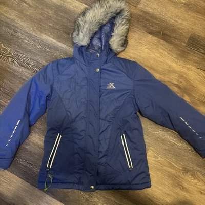 Chaqueta de esquí de invierno ZeroXposur para niñas talla 10/12 - púrpura Foto 1 de 3