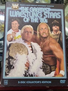 WWF The Greatest Wrestling Stars of the '80's DVD 2005 3-Disc Set WWE Hulk Hogan - Picture 1 of 13