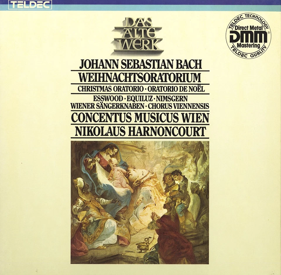 3LP BACH Christmas Oratorio WIENER SANGERKNABEN ESSWOOD EQUILUZ HARNONCOURT DMM - Image 1 of 3