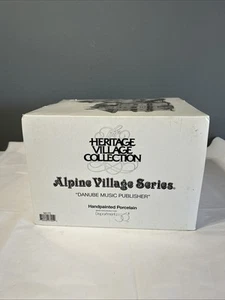 DEPT 56 Villaggio Alpino DANUBIO EDITORE MUSICALE Porcellana Illuminata Natale 1996 Z - Foto 1 di 7