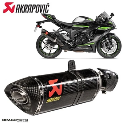 Scarico KAWASAKI ZX-6 R 636 ABS Ninja Performance 2013-2025 AKRAPOVIC Carboni... Foto 1 de 4