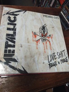 METALLICA - LIVE SHIT: BINGE & PURGE MEXICO CITY 4LO BOX SET VINYL RECORDS SEALE - Picture 1 of 2