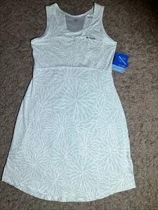 Women's Columbia Midway Bay Light Green Omni-Freeze Tank Dress Medium MSRP $60 - Picture 1 of 9