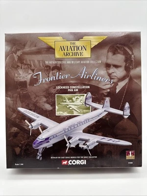 CORGI 47508 AVIATION ARCHIVE LOCKHEED CONSTELLATION PAN AM 1:144 FRONTIER AIR - Image 1 of 2
