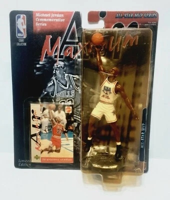 Michael Jordan Maximum Air 1996 Chicago Bulls All-Star MVP Series con tarjeta edición limitada Foto 1 de 3