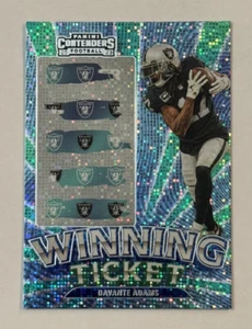 Boleto ganador Panini Contenders 2023 Sparkle #4 Davante Adams Las Vegas - Imagen 1 de 2