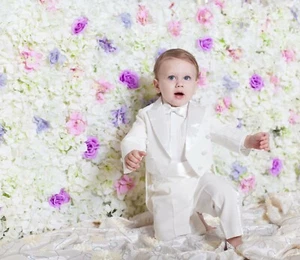 WHITE BOYS FORMAL SUIT COLE SWEET KIDS SIZE S,M,L, XL - Picture 1 of 2