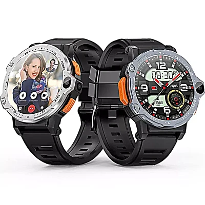 4G WIFI Smart Watch GSM/WCDMA/LTE Dual Camera SMS Bluetooth Gps Sports Watch - Image 1 of 4