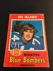 1971 O-Pee-Chee CFL #22 - Rob McLaren - Winnipeg Blue Bombers - Good