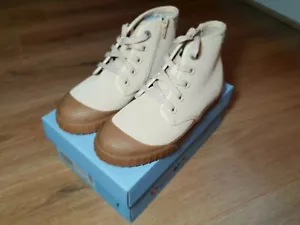 Clarks Cyrus Rise K Größe 2G/34G Hi-Top Leder Schnürung rutschfeste Gummisohle - Bild 1 von 12