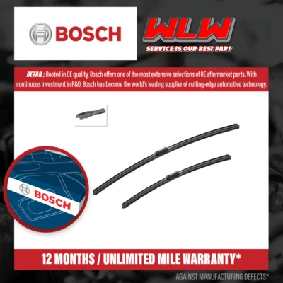 2x Limpiaparabrisas (par) Plano/Aero tipo se adapta a BENTLEY BENTAYGA 4V1 6.0 Juego Delantero Foto 1 de 3