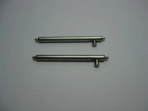 22 mm Stainless Steel Quick Release Watch Strap Spring Bars - Set of 2! bar pins - Picture 1 of 4