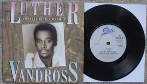 Luther Vandross - I Really Didnt Mean It - EX- 45 + PS - Picture 1 of 2