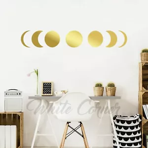Moon Phases Wall Decal, Moon Phases Sticker, Moon Phases, Moon Decal ga169 - Picture 1 of 6